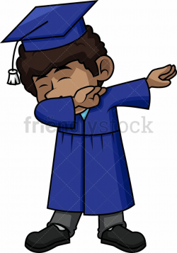 Black Boy Graduate Dabbing | Clip art | Black boys, Graduation ...