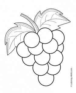 Grape clipart easy draw, Grape easy draw Transparent FREE ...