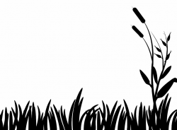 Grass Silhouette Clipart | stencils | Grass silhouette, Silhouette ...