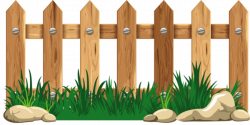 Fence with grass clipart » Clipart Station