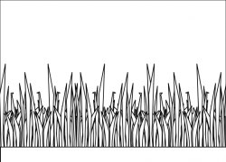 Grass Clipart Black And White - Clip Art Library