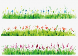 Watercolor Painting Flower Photography - Grass And Flowers ...
