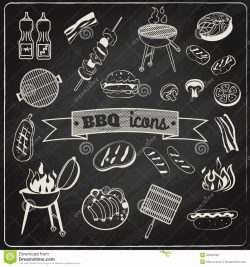 Barbecue Chalkboard Set - Download From Over 44 Million High ...