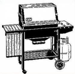 Free Gas Barbecue Grill Clipart