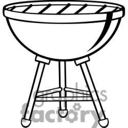 Bbq grill clipart black and white » Clipart Station