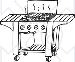Grill clipart black and white 3 » Clipart Station