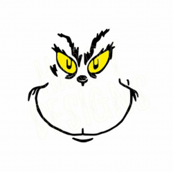 Grinch SVG, Grinch Face SVG, The Grinch SVG, Mr. Grinch Clipart ...