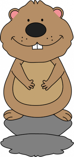 Groundhog Sees His Shadow Clip Art - Groundhog Sees His ...