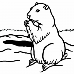 Groundhog clipart | Furry Friends in Winter | Groundhog ...