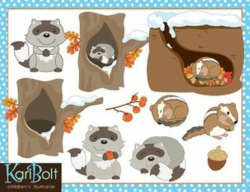 Hibernating Animals Clip Art | Animals that hibernate ...