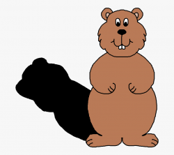 Bulls Clipart Sleeping - Groundhog With Shadow Clipart ...