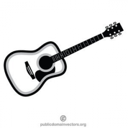181 free acoustic guitar vector clip art | Public domain vectors