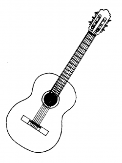 Guitar Clip Art Black And White | Clipart Panda - Free Clipart Images