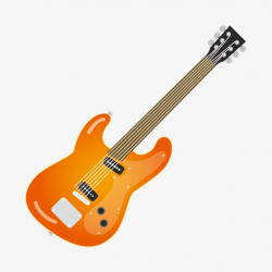 Cartoon Guitar, Cartoon Clipart, Guitar Clipart, Music PNG ...