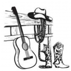 Country And Western Music Clip Art - Royalty Free - GoGraph
