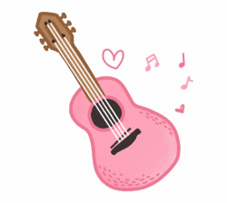 Drawing Guitar Ukulele - Clipart Cute Guitar Free PNG Images ...