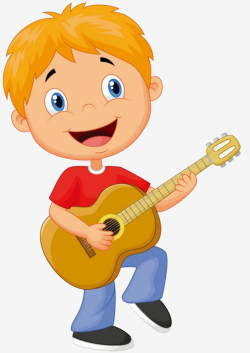 Free Guitar Boy Pull Pattern, Guitar Clipart, Boy Clipart, Little ...