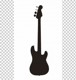 Bass Guitar Silhouette Electric Guitar PNG, Clipart, Acoustic ...