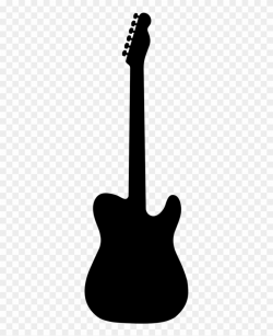 Guitar,rock,country,folk - Guitar Clip Art Silhouette - Png Download ...