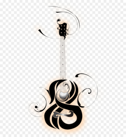 Tattoo, Guitar, Music, transparent png image & clipart free download