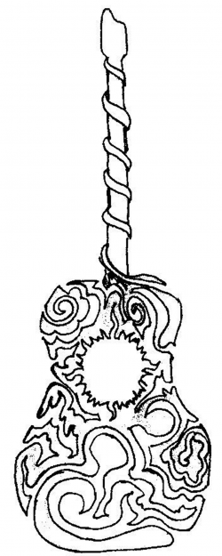 Clipart library: More Collections Like tribal guitar 3 by blakewise ...