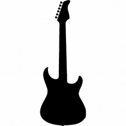 Electric Guitar Outline | Free download best Electric Guitar Outline ...