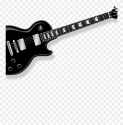 Free Guitar Clipart Black Guitar Clip Art Free Vector - Black Les ...