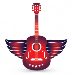 Free Music Logo Maker - Guitar Logo design