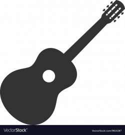 Guitar icon symbol sign Guitar logo template