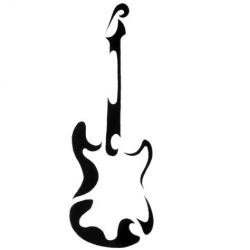 Abstract Guitar Tattoo Design | Guitar tattoo design ...
