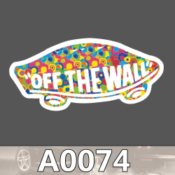 US $0.01 |A0074 van off wall sticker logo sign colorful waterproof suitcase  laptop guitar luggage skateboard bicycle toy pvc stickers-in Stickers from  ...