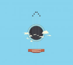 Wallpaper : illustration, minimalism, musical instrument ...
