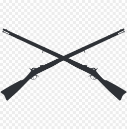 rifle clipart musket - crossed guns PNG image with transparent ...