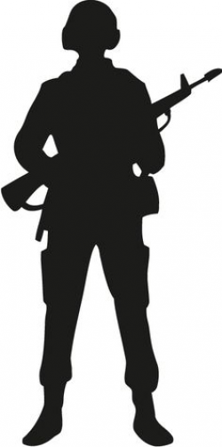 Army Silhouette at GetDrawings.com | Free for personal use Army ...
