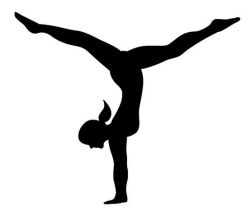 Gymnastics Clipart Silhouette Free & Free Clip Art Images #19459 ...