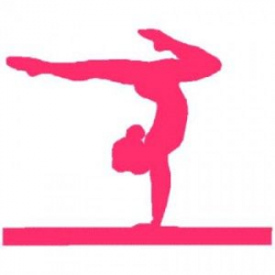 SIMPLE SILHOUETTE GYMNASTICS GIRL | gymnastics meet treat ideas ...