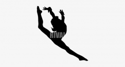 Jpg Free Library Girl Gymnastics Clipart Silhouette - Gymnastics ...