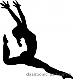 Gymnastics clip art silhouette free clipart images 2 - WikiClipArt
