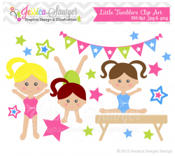 Gymnastics little girl clipart - Clip Art Library