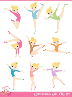 Blonde Gymnastics / Gymnast Girl Clip Art | Sculptur & research Gr11 ...