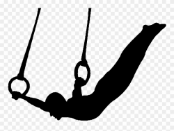 Male Gymnast Silhouette Clipart Minnesota Golden Gophers - Mens ...