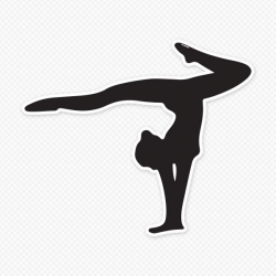 Free Gymnastics Silhouette Cliparts, Download Free Clip Art, Free ...