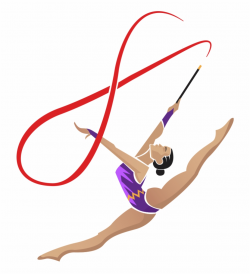 Rhythmic Gymnastics Ribbon Png , Png Download - Rhythmic Gymnastics ...