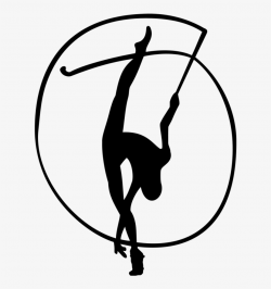 Gymnastic Clipart - Rhythmic Gymnastics Ribbon Cartoon Transparent ...
