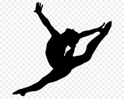 Artistic Gymnastics Silhouette Split Clip Art Png Basic Ideal 10 ...