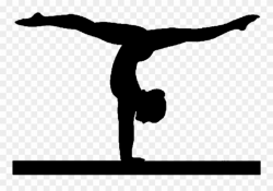 Png Gymnastics Black And White Transparent Gymnastics - Transparent ...
