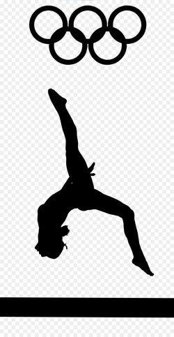 Gymnastics, Silhouette, Text, transparent png image & clipart free ...