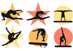 Gymnastic Women Free Vector Art - (69 Free Downloads)