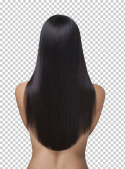 Long hair Icon, Long hair fluttering back, woman\'s black ...