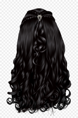 Back Of Long Hair PNG Hairstyle Clipart download - 900 ...